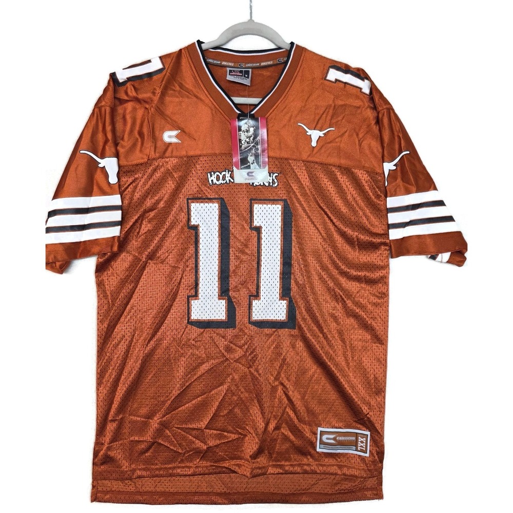 Texas Longhorns Football Jersey Mens Medium Orange NCAA Colosseum Athletics 11‎